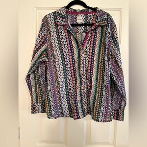 NIC+ZOE Floral Button Down